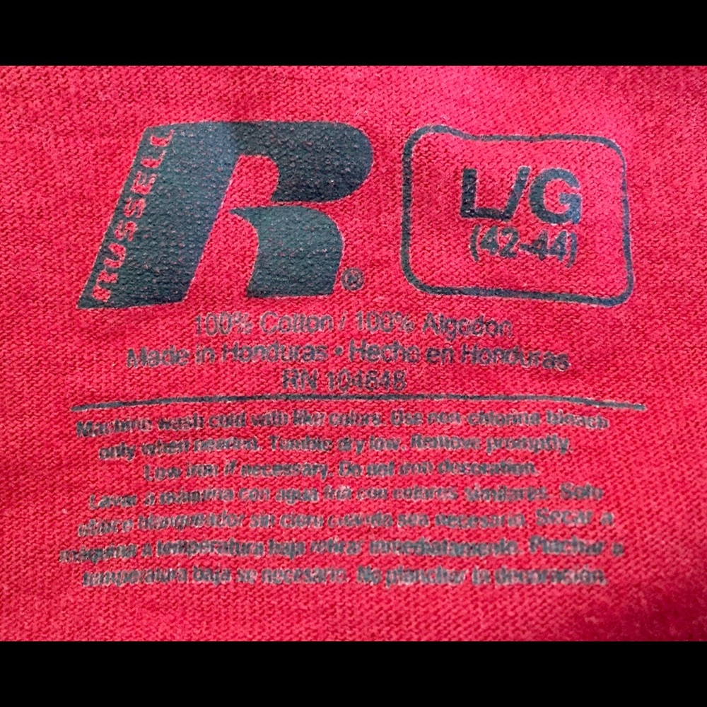 Russell Athletic Alabama Crimson Tide T-Shirt LRG - Picture 5 of 5